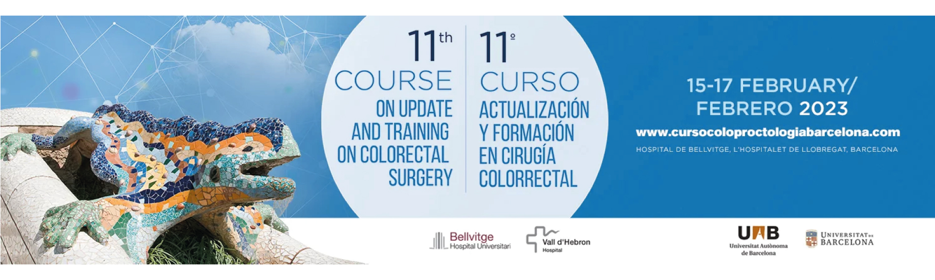 Course on Update and Training on Colorectal Surgery, 15-17 febbraio 2023, Barcelona